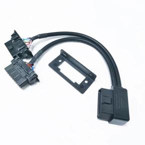 OBD2 16pin Male to 2 Female  Cable For Kia Honda HYUNDAI   OBDII Extension Y Splitter Cable