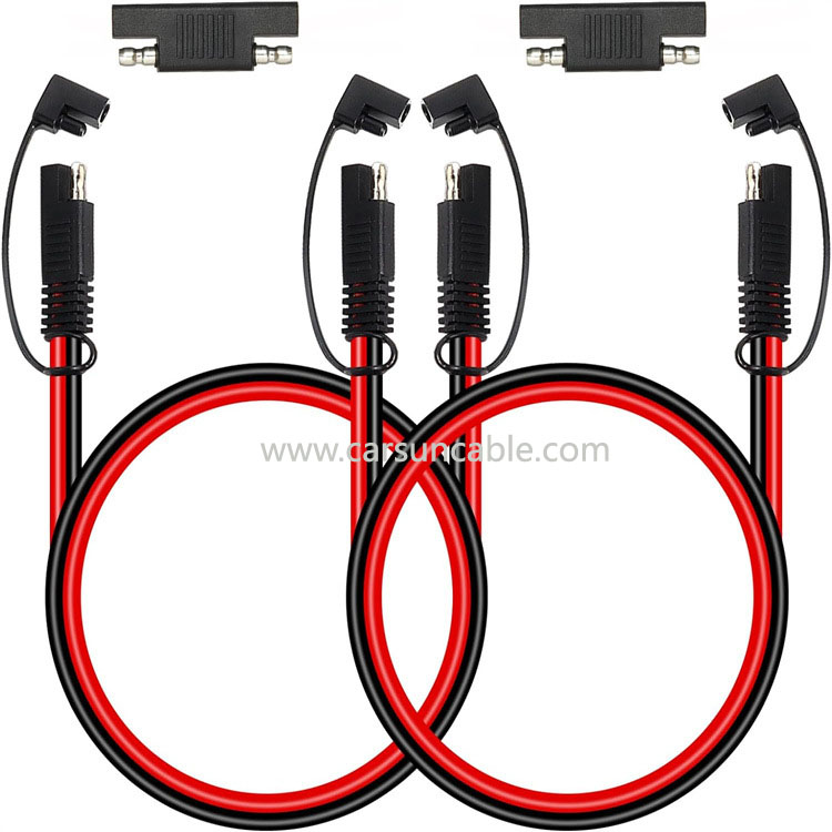 Double Head SAE Connection Cable 14AWG Solar Battery Plug Cable SAE Solar Extension Cable 14AWG